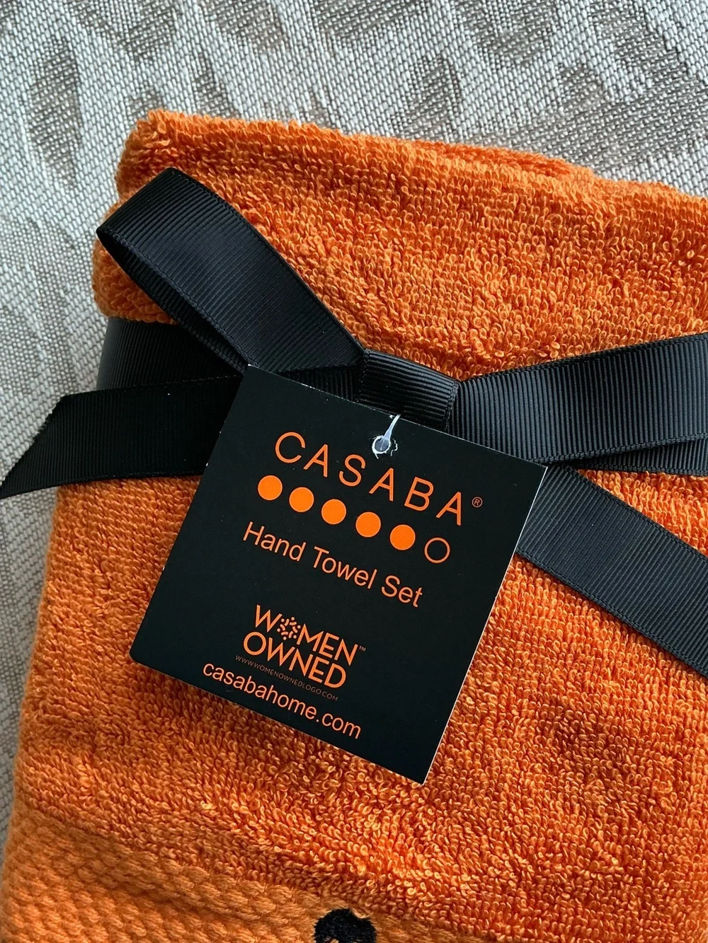 NWY Halloween BOO Hand Towels Set 🦇